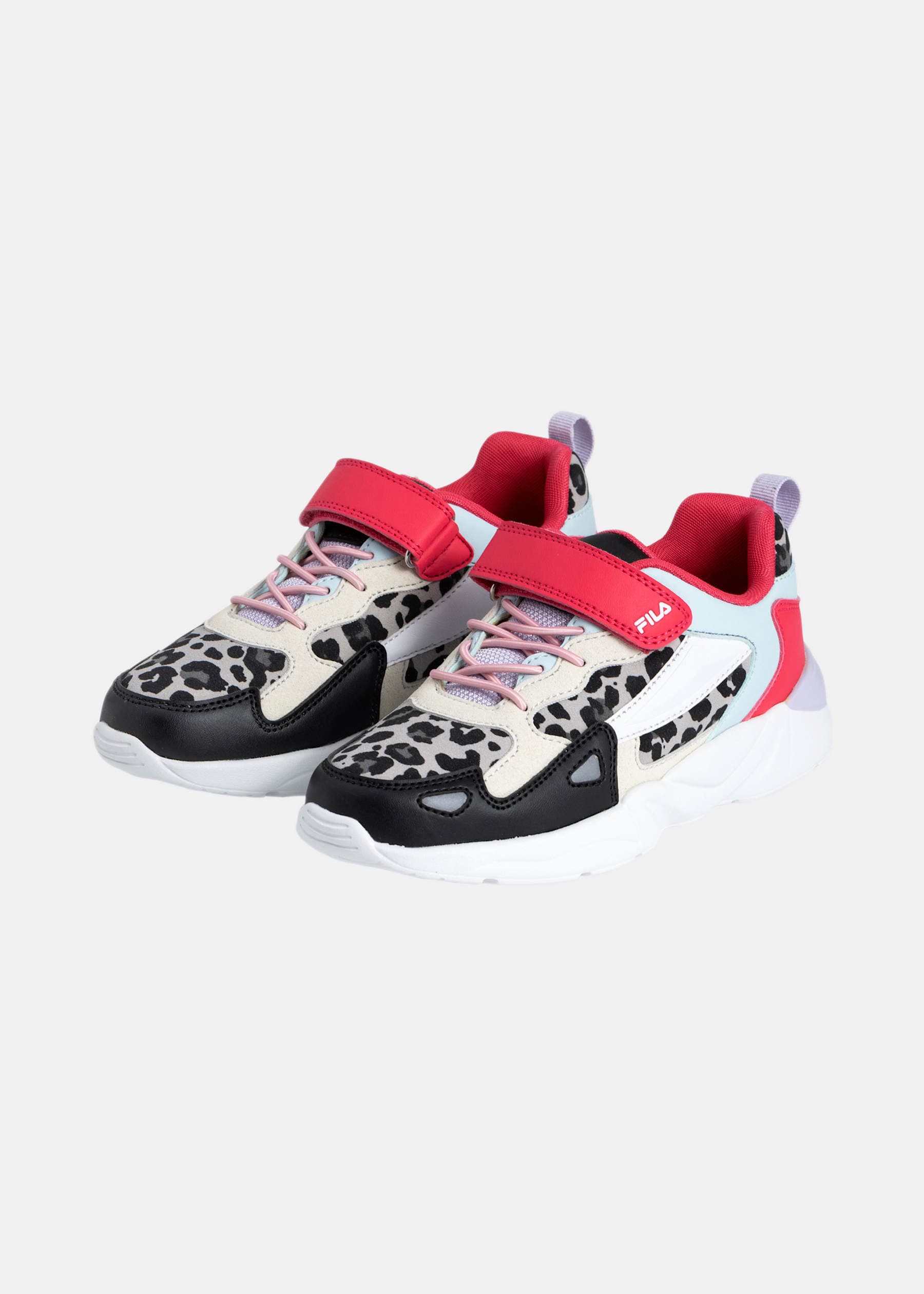FILA VENTOSA A velcro kids, Black-Azalea, bild 1