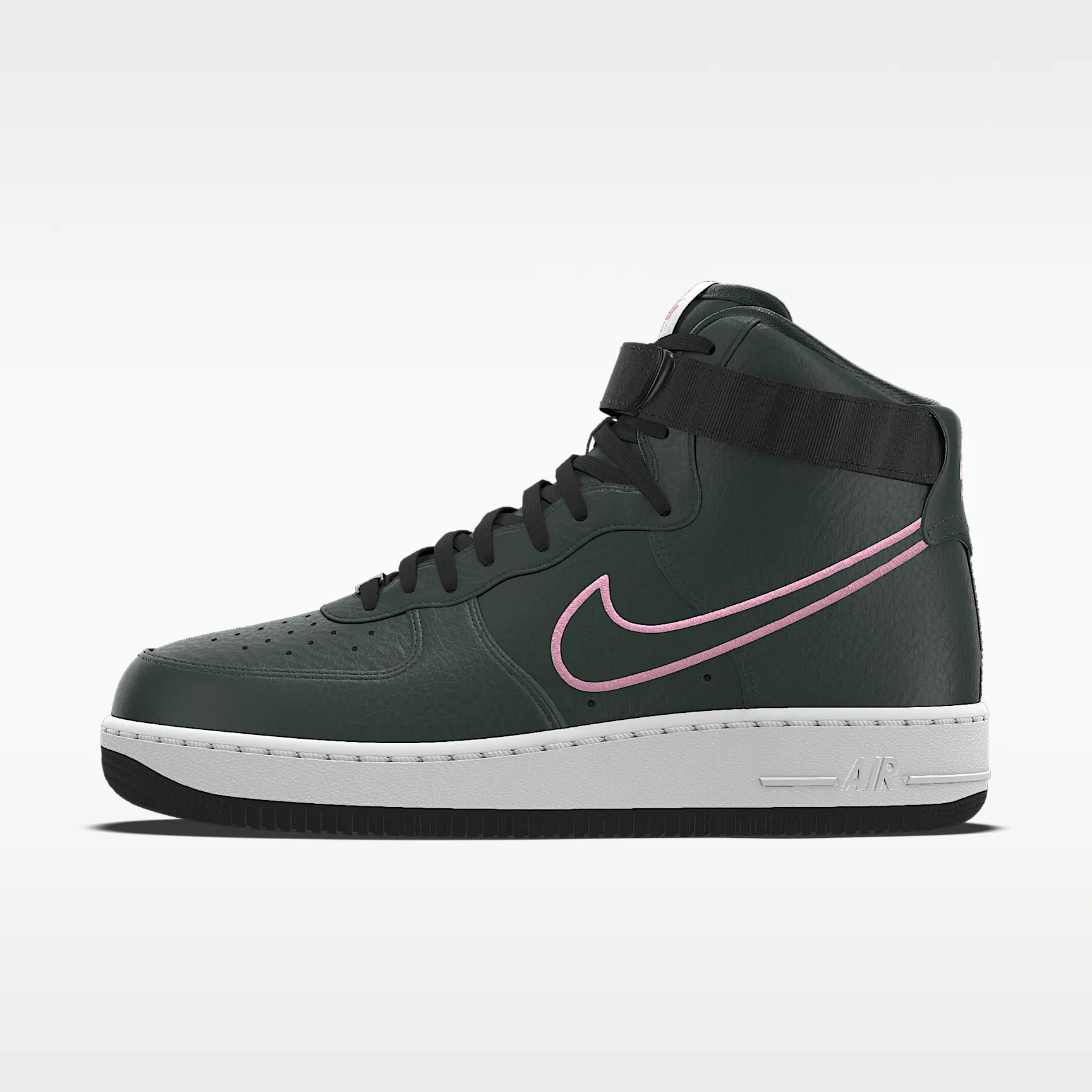 Nike Air Force 1 High By You, Svart, bild 1