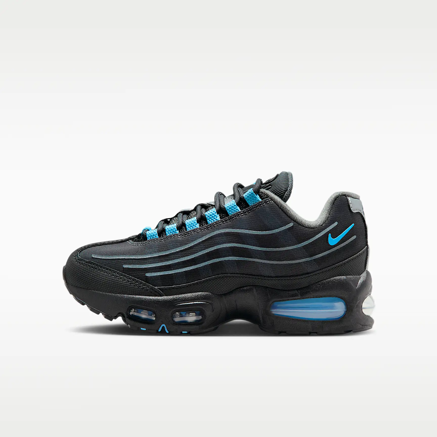 Nike Air Max 95 "Big Bubble" Tech, Svart, bild 1