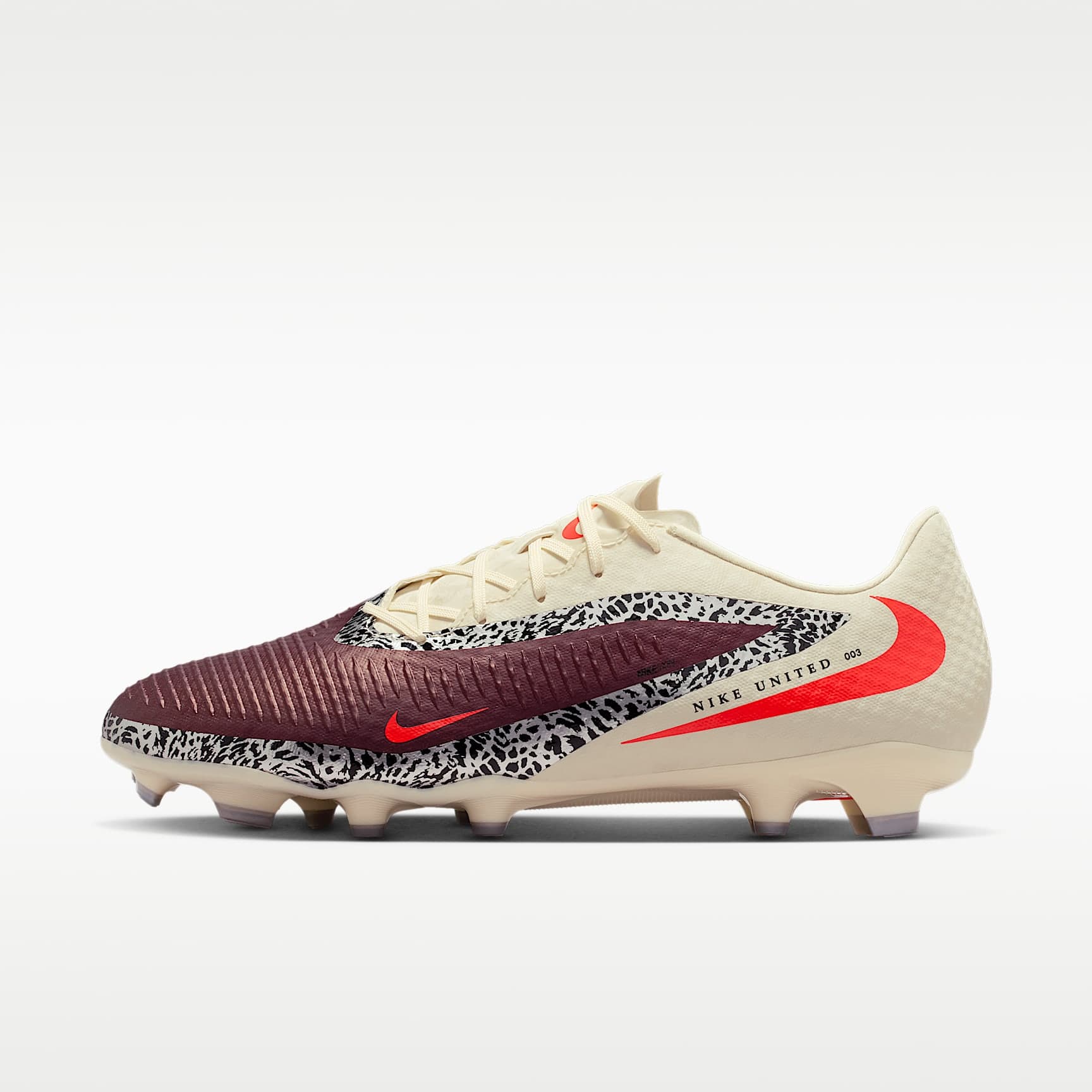 Nike United Phantom 6 Low Academy, Röd